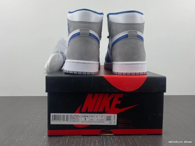 Cheap OG True DZ5485-410 Blue Jordan 1 High Air 0729